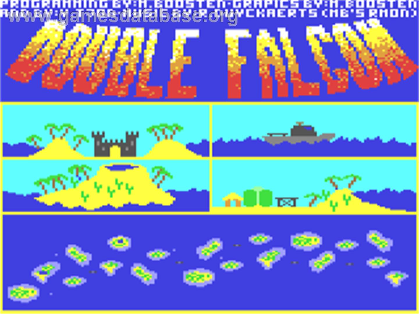 Double Falcon - Commodore 64 - Artwork - Title Screen