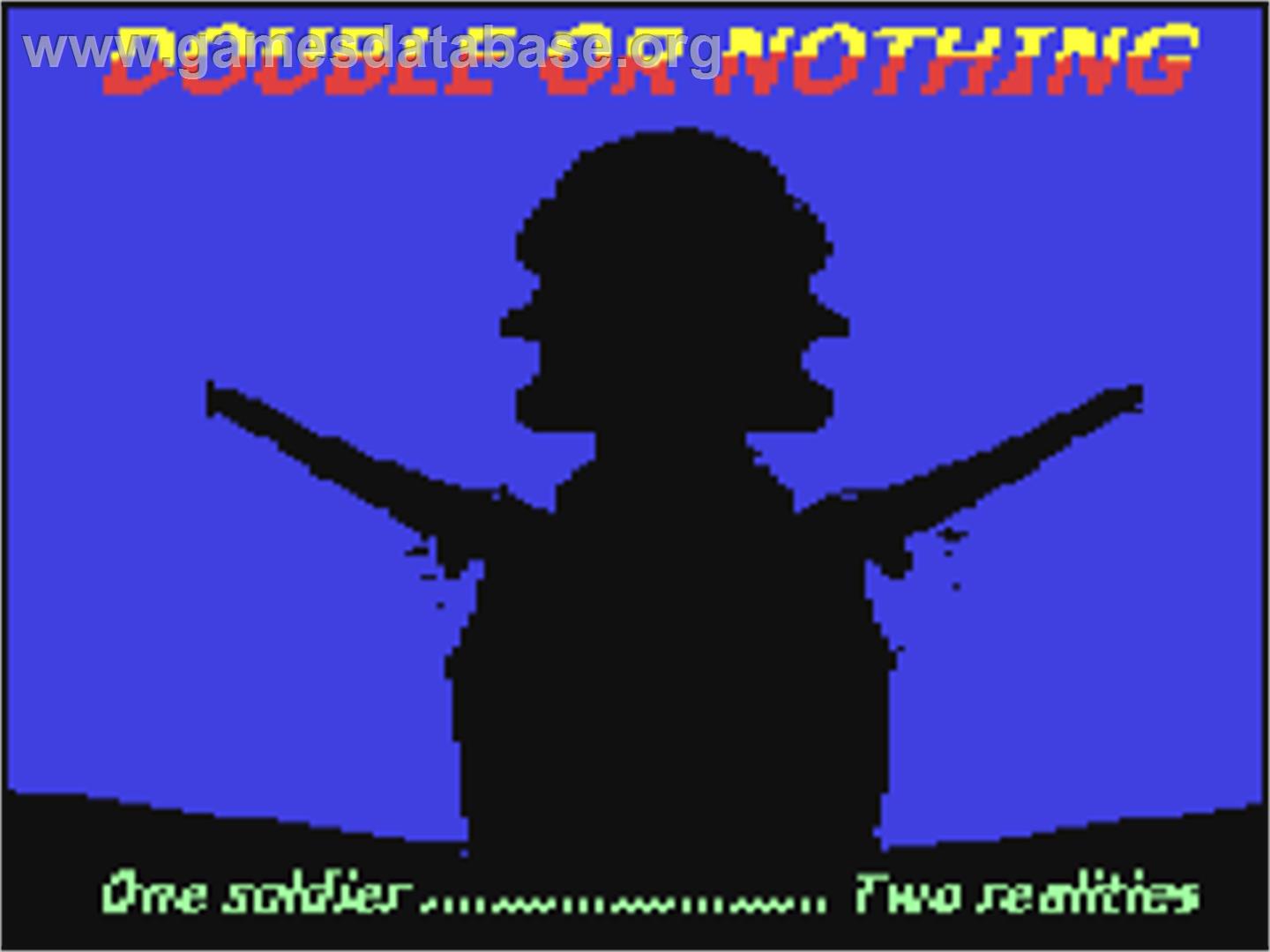 Double Or Nothing - Commodore 64 - Artwork - Title Screen