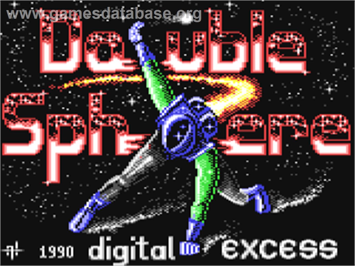 Double Sphere - Commodore 64 - Artwork - Title Screen