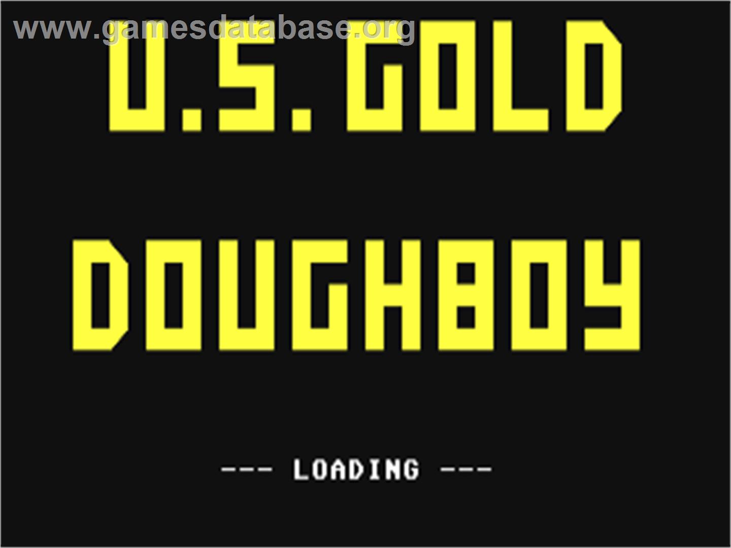Doughboy - Commodore 64 - Artwork - Title Screen