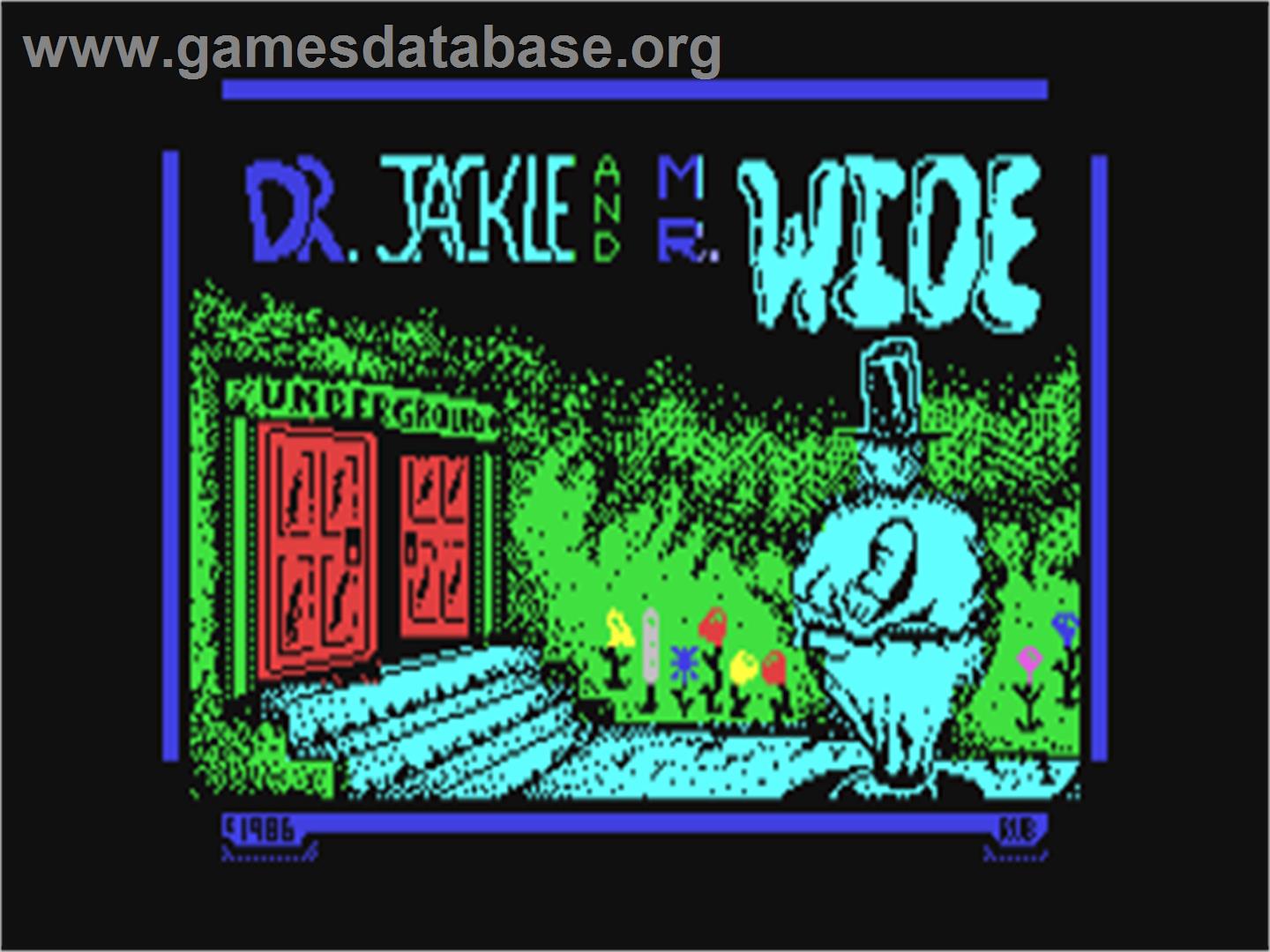 Dr. Ruth's Computer Game of Good Sex - Commodore 64 - Artwork - Title Screen