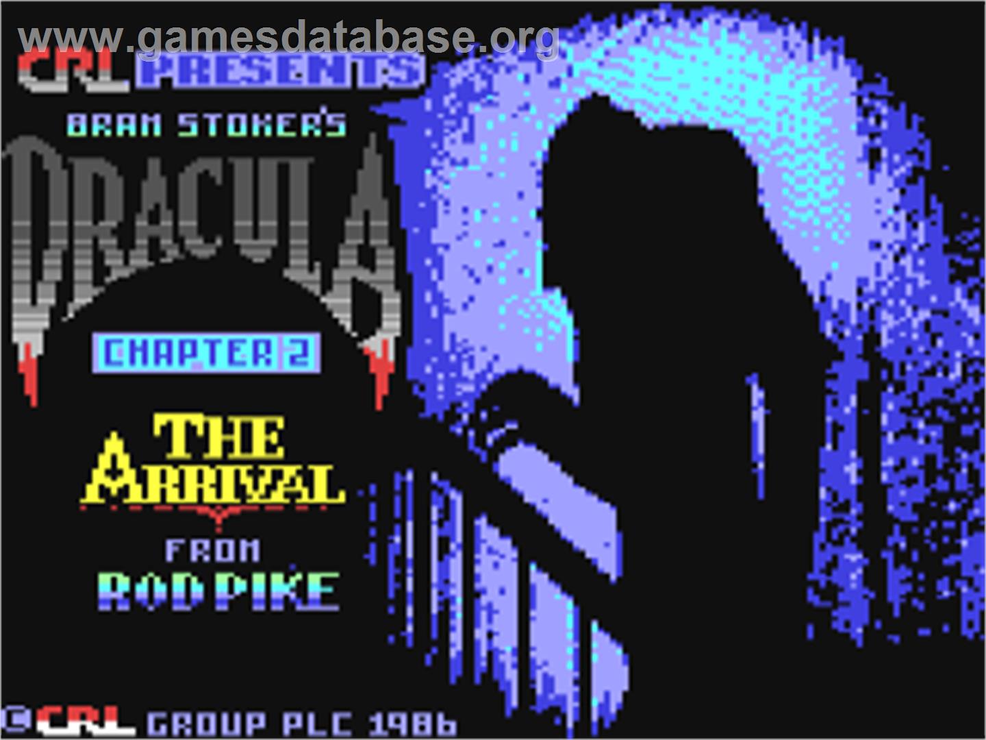 Dracula / Nighthunter (Preview) - Commodore 64 - Artwork - Title Screen