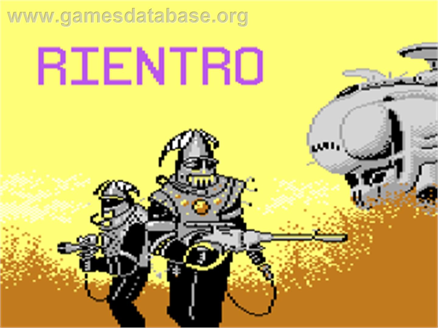 Dragon Hunter - Commodore 64 - Artwork - Title Screen