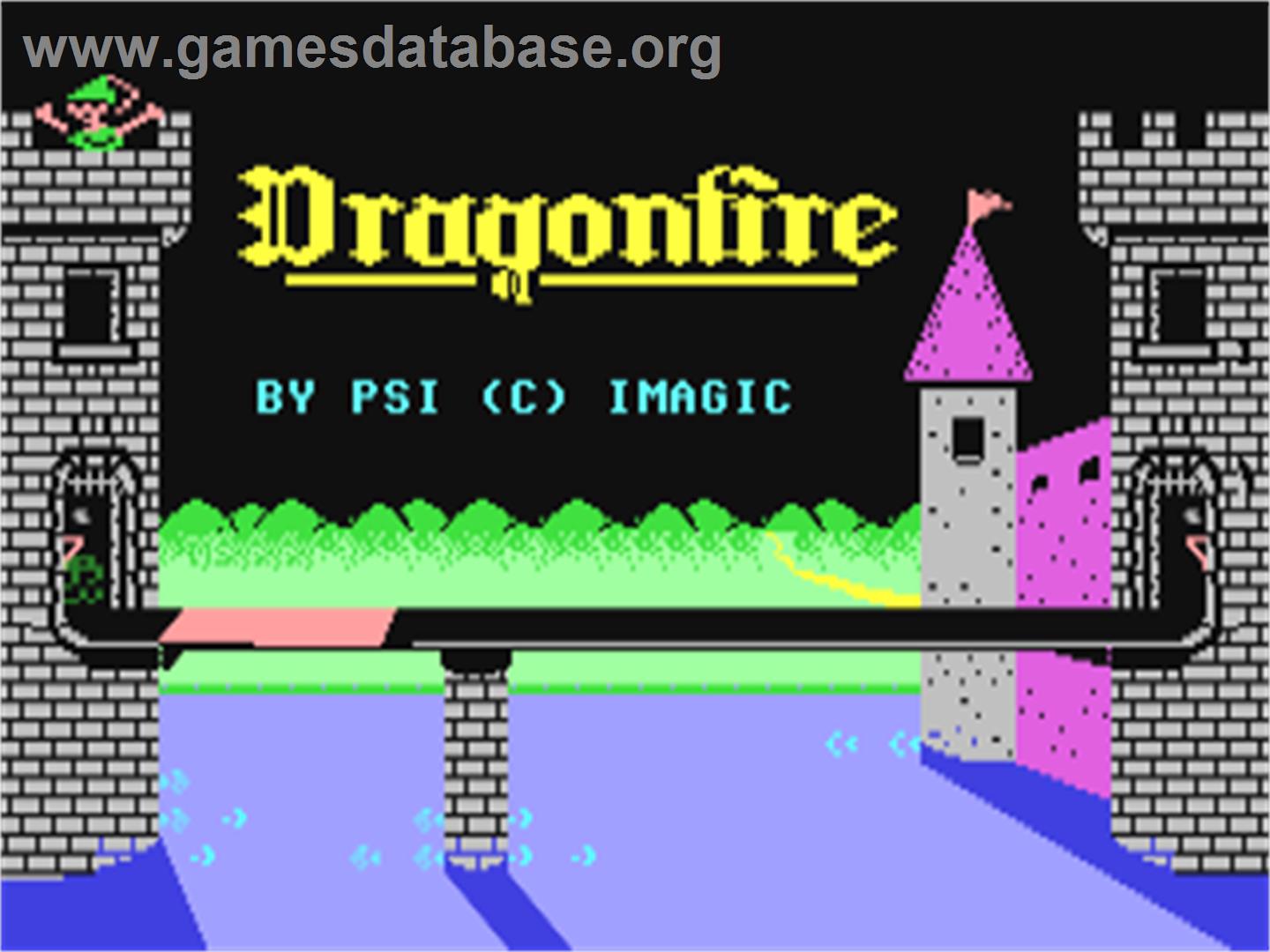 Dragonfire - Commodore 64 - Artwork - Title Screen