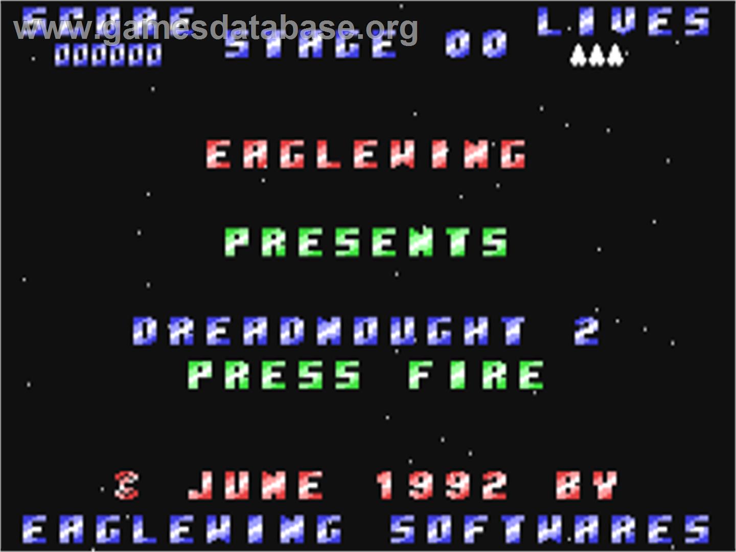Dreadnought 2 - Commodore 64 - Artwork - Title Screen