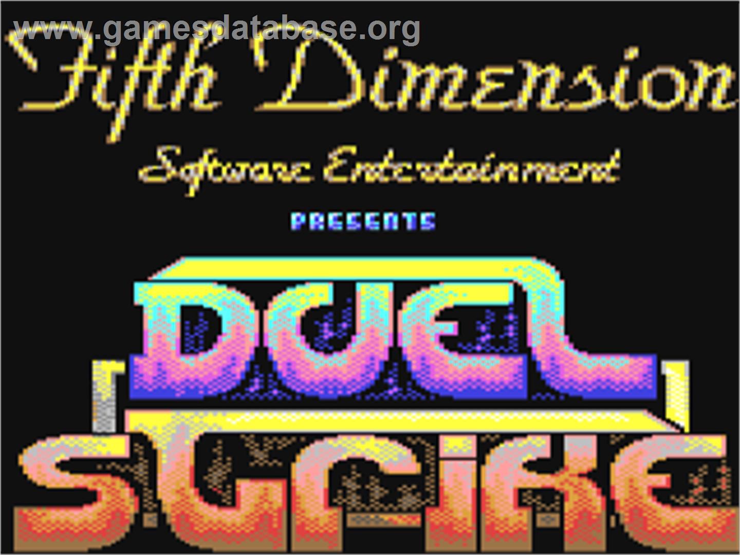 Duel Strike - Commodore 64 - Artwork - Title Screen