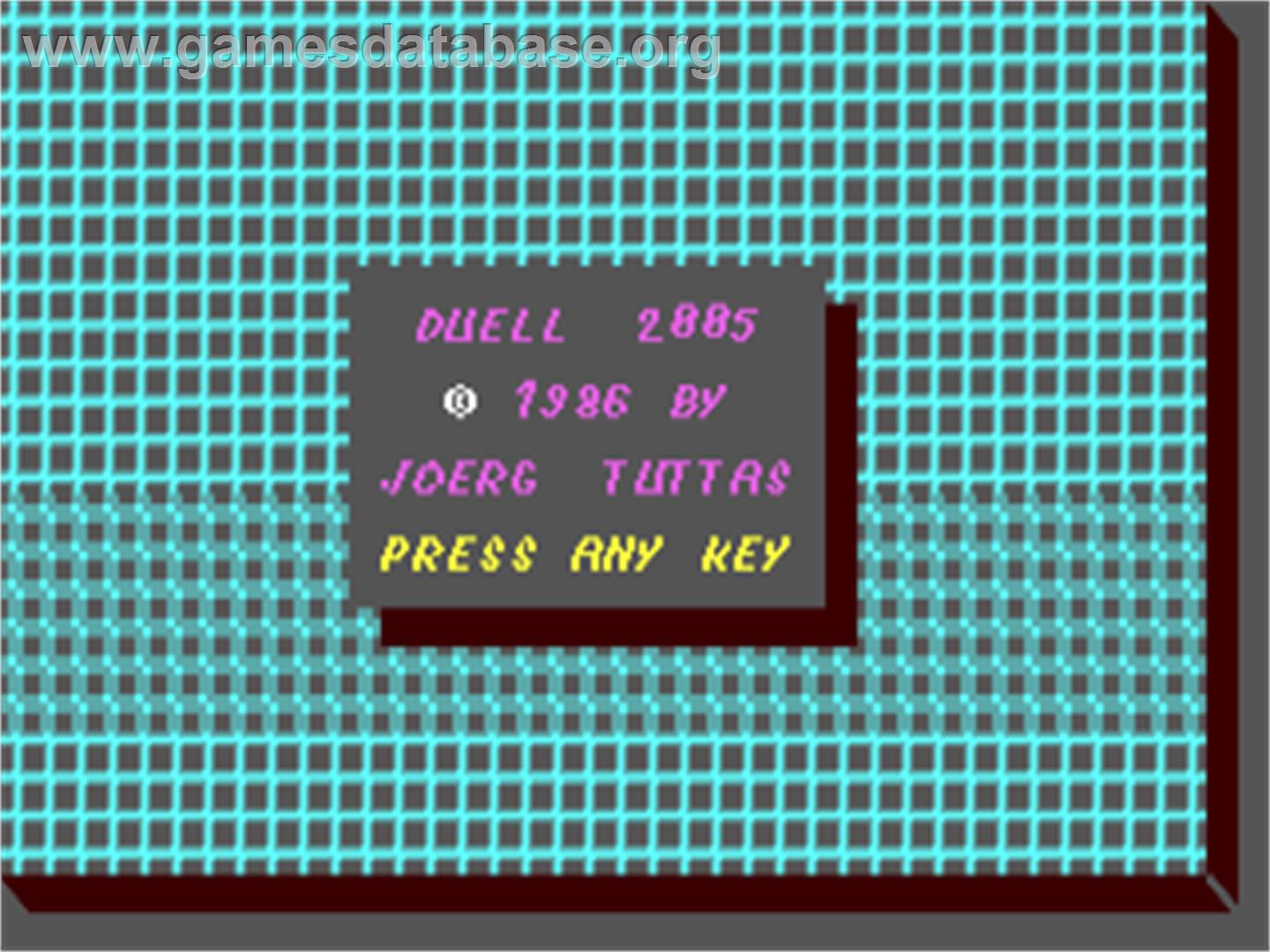 Duell 2005 - Commodore 64 - Artwork - Title Screen