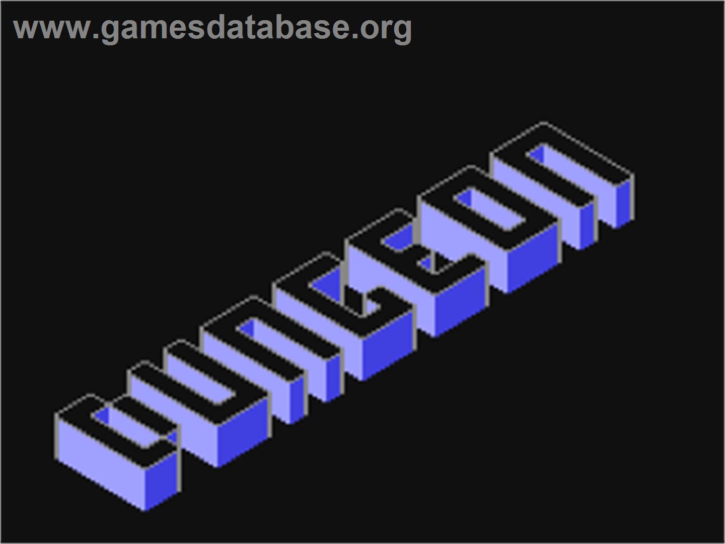 Dungeon (Public Domain) - Commodore 64 - Artwork - Title Screen