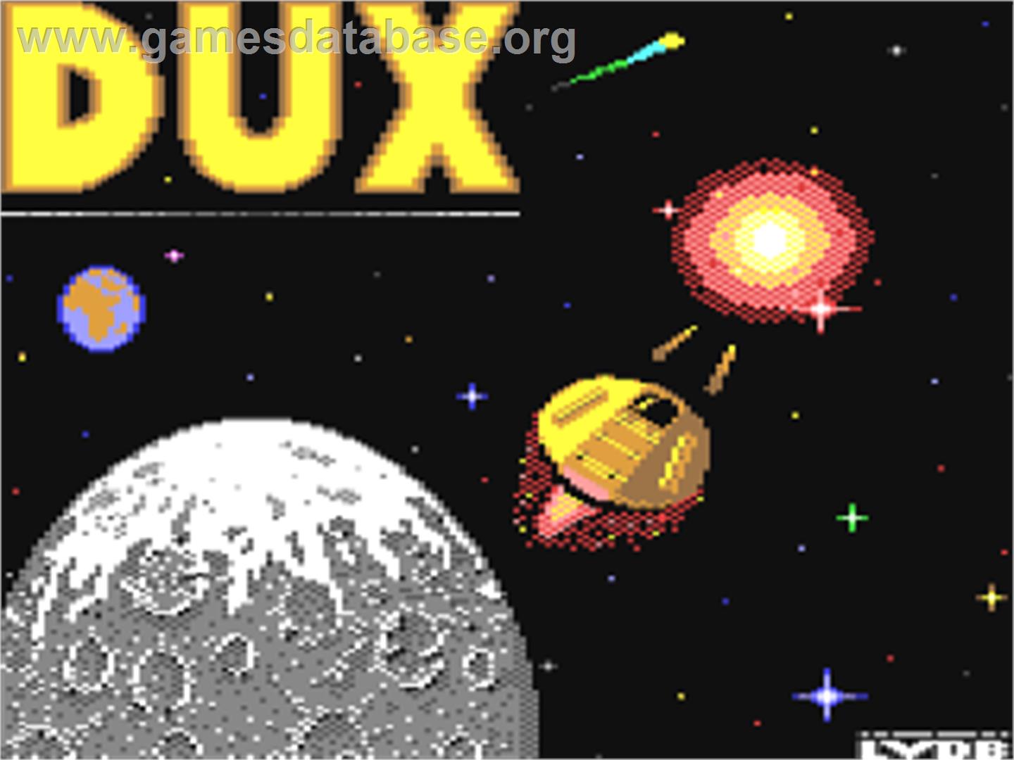 Dux - Commodore 64 - Artwork - Title Screen