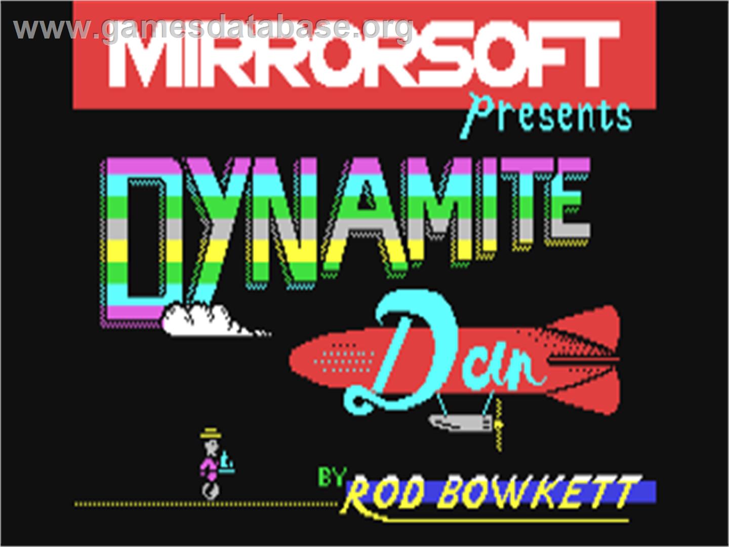 Dynamite Dan - Commodore 64 - Artwork - Title Screen