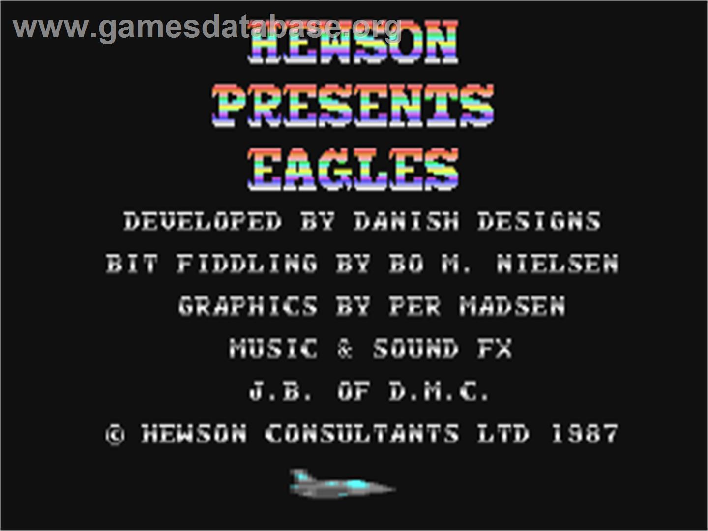 Eagles - Commodore 64 - Artwork - Title Screen