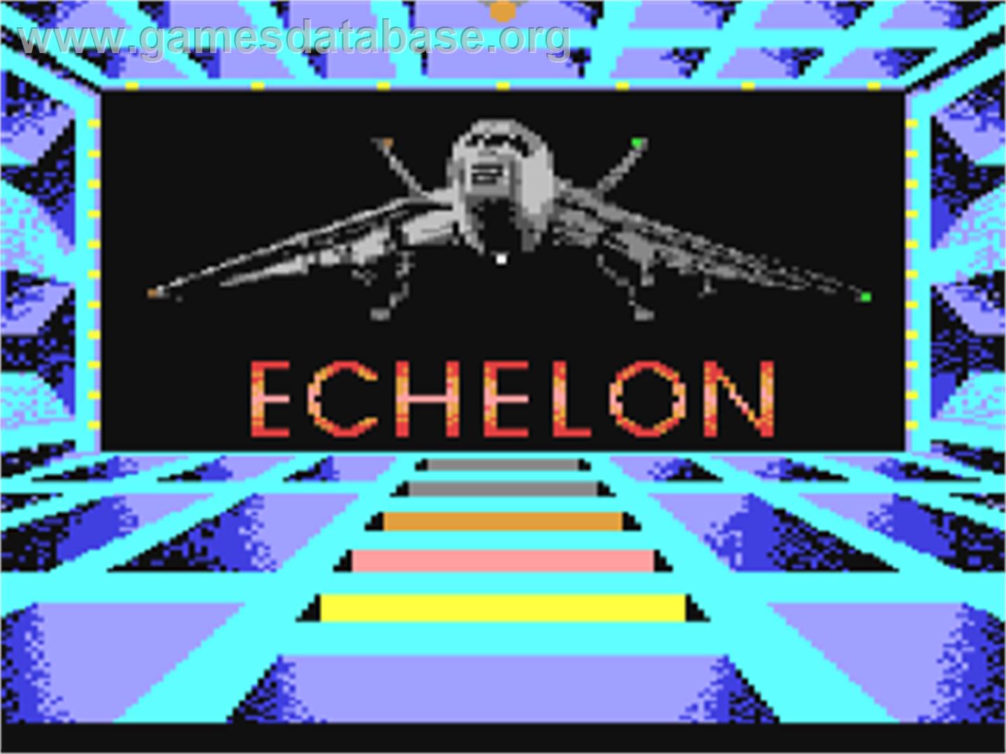Echelon - Commodore 64 - Artwork - Title Screen