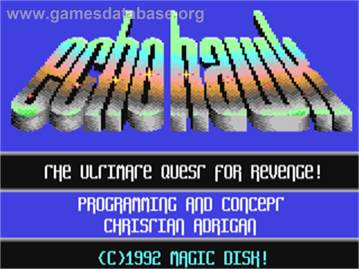 Echo Hawk - Commodore 64 - Artwork - Title Screen