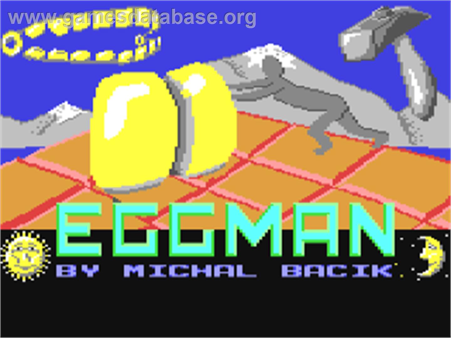 Eggman - Commodore 64 - Artwork - Title Screen