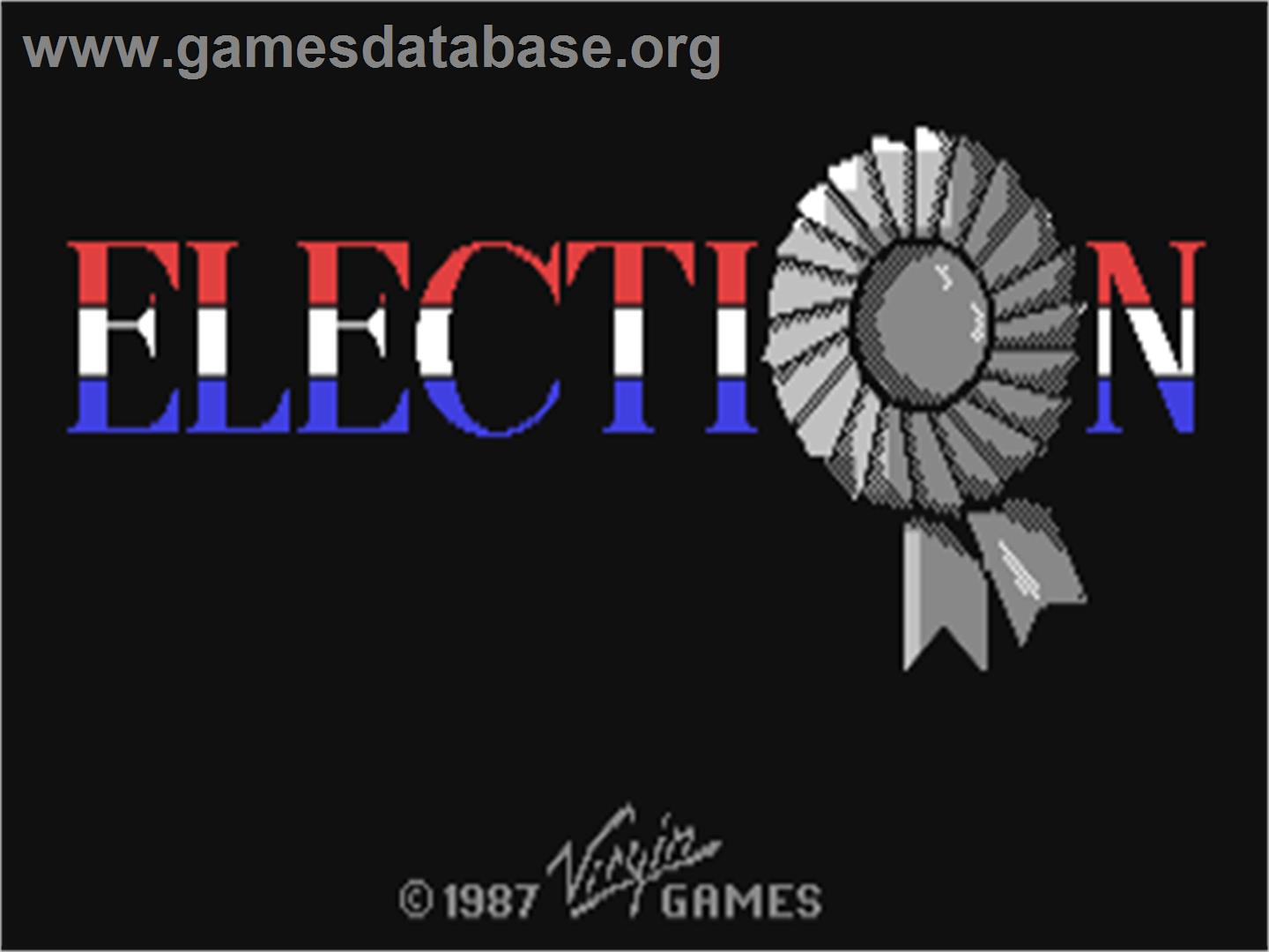Election - Commodore 64 - Artwork - Title Screen