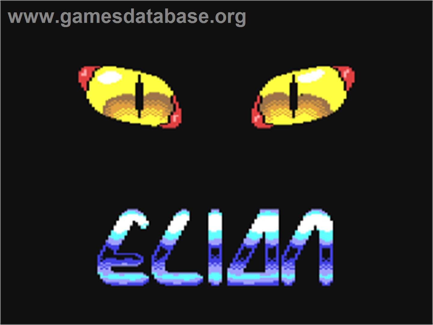 Elian - Commodore 64 - Artwork - Title Screen
