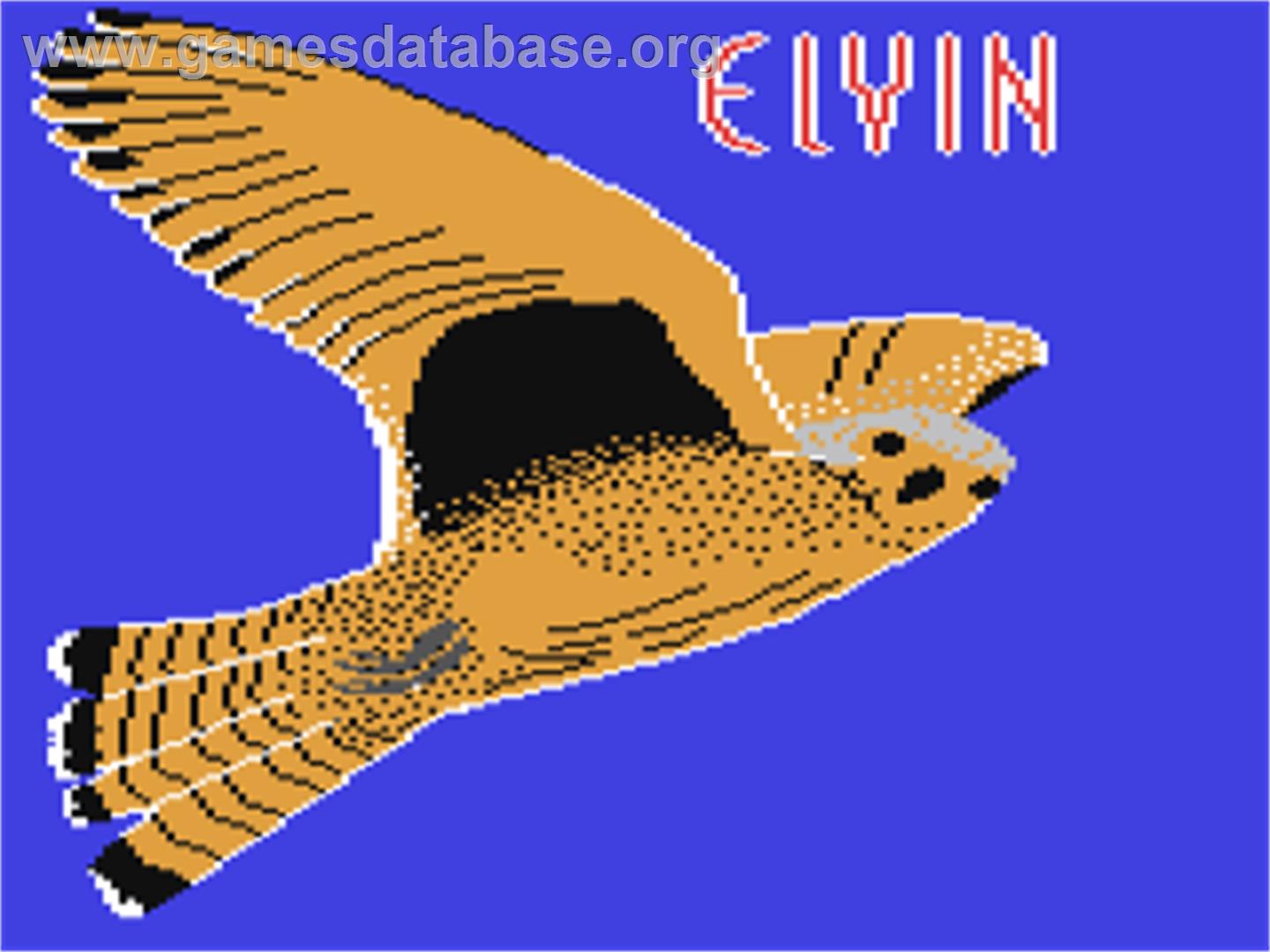 Elvin - Antics - Commodore 64 - Artwork - Title Screen