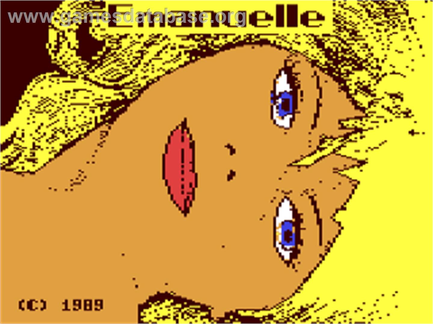Emanuelle - Commodore 64 - Artwork - Title Screen