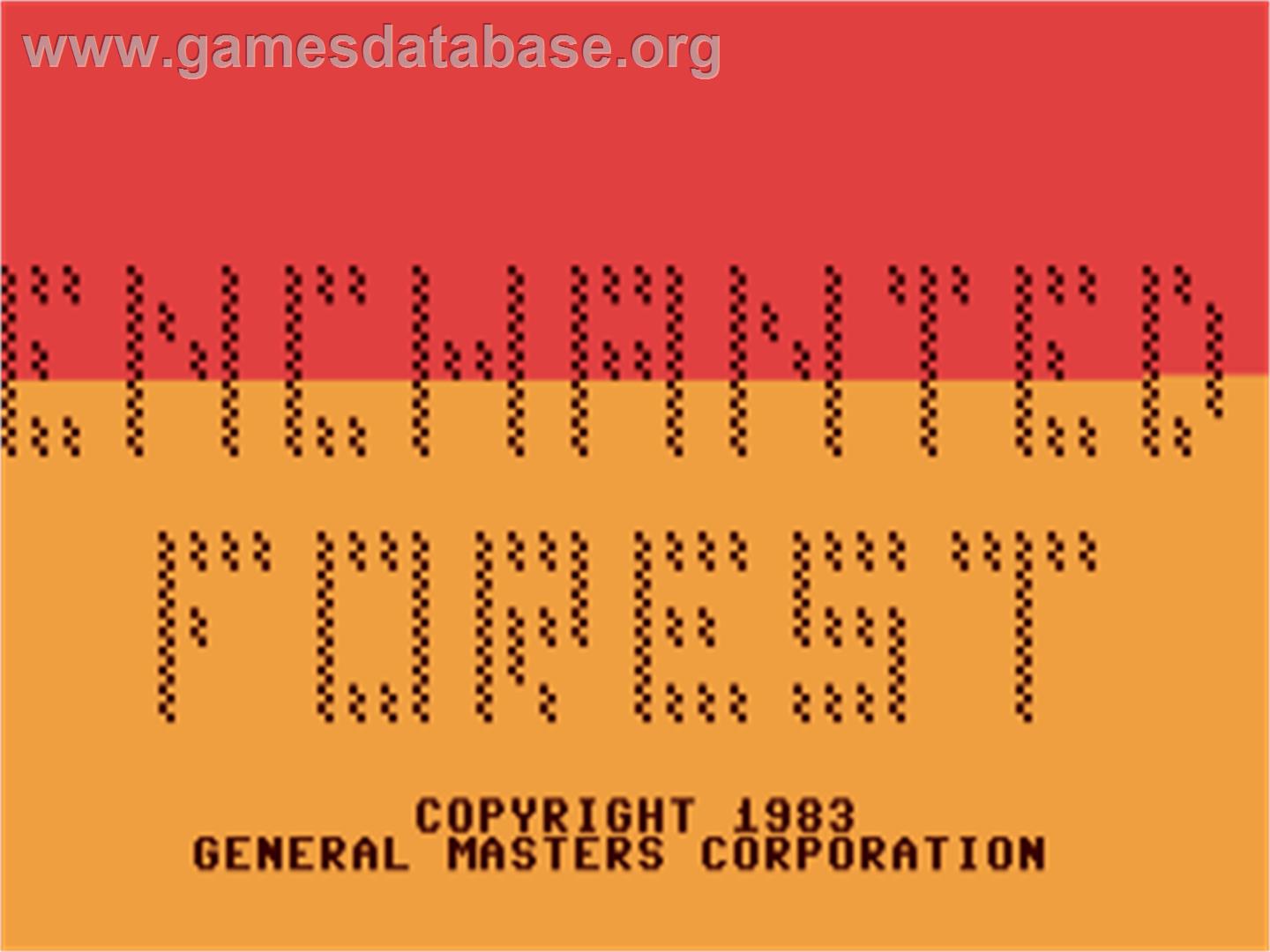 Enchanted Forest - Commodore 64 - Artwork - Title Screen