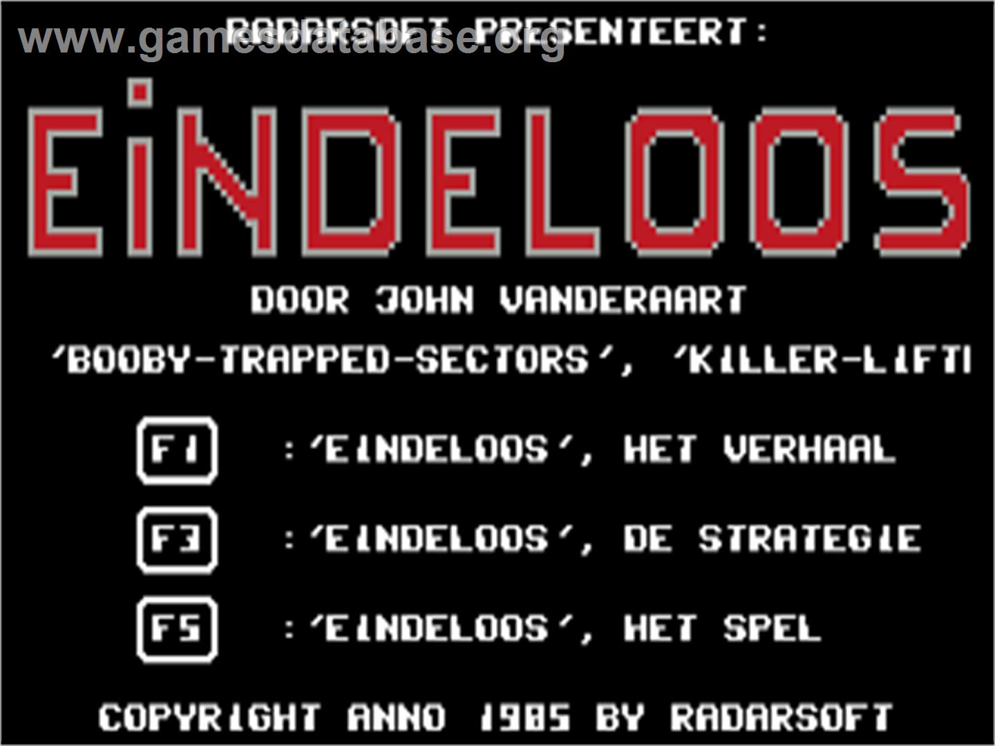 Endless - Commodore 64 - Artwork - Title Screen