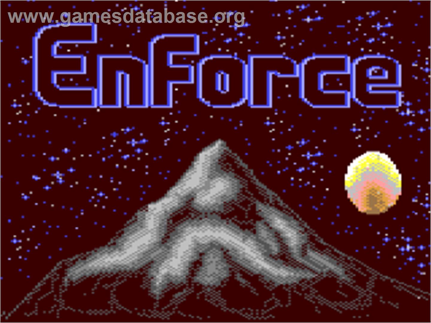 Enforce - Commodore 64 - Artwork - Title Screen