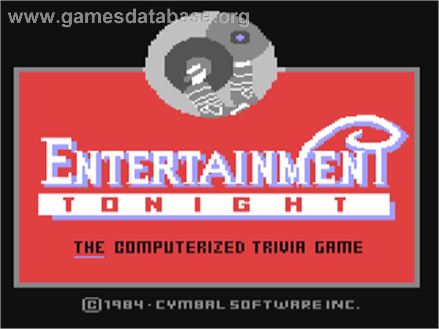 Entertainment Tonight - Commodore 64 - Artwork - Title Screen