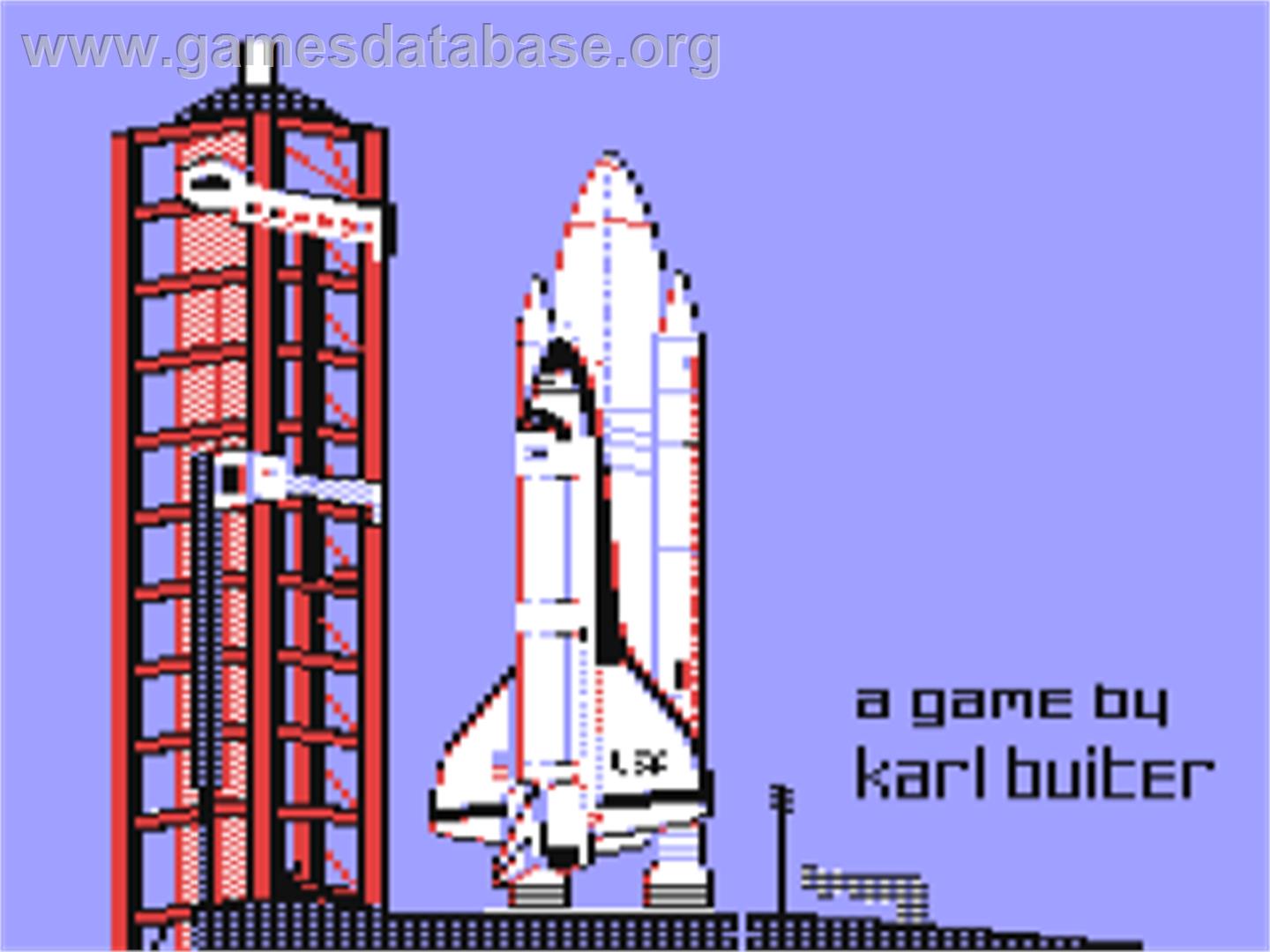 Eos - Earth Orbit Station - Commodore 64 - Artwork - Title Screen