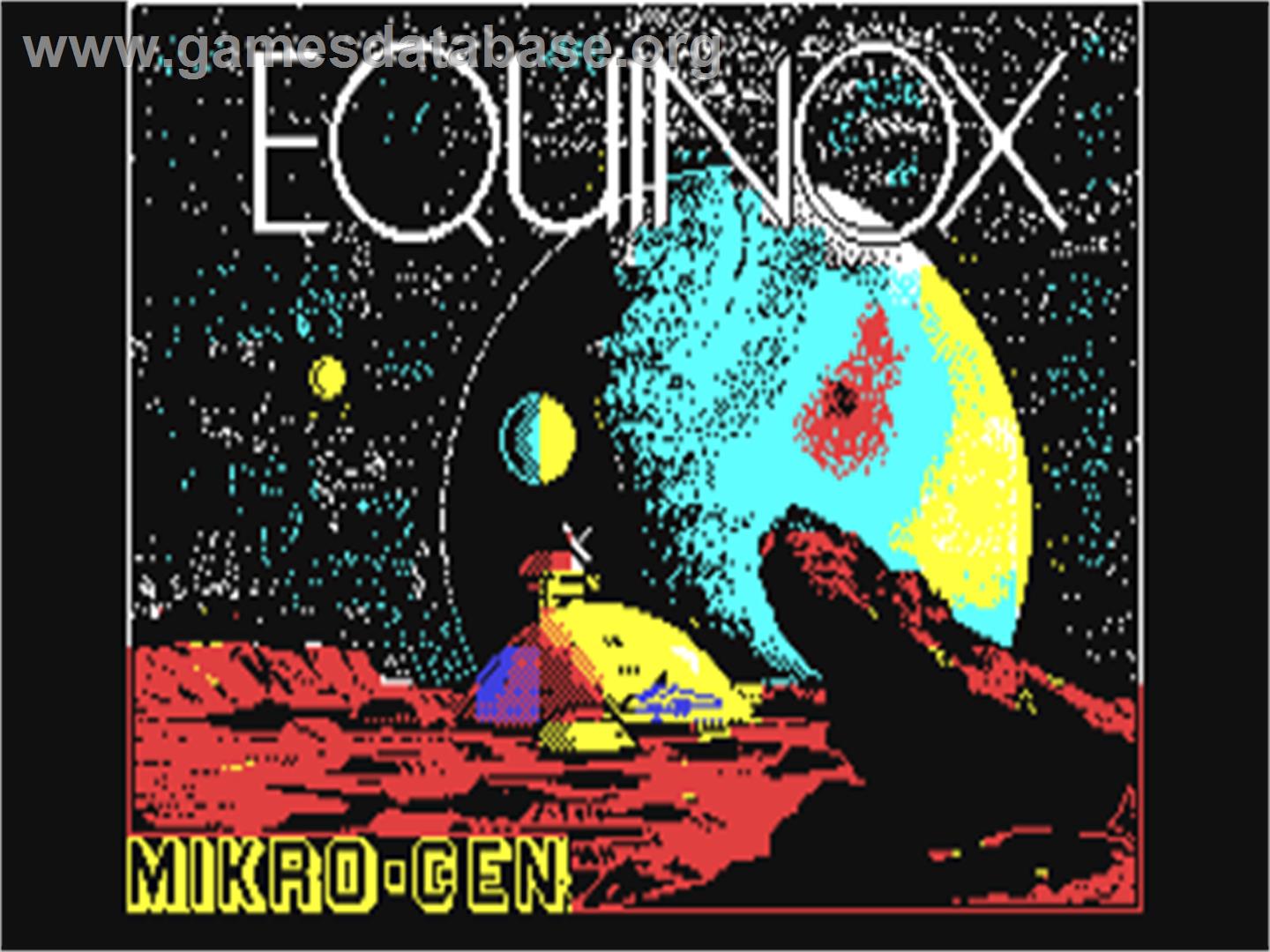 Equinox - Commodore 64 - Artwork - Title Screen