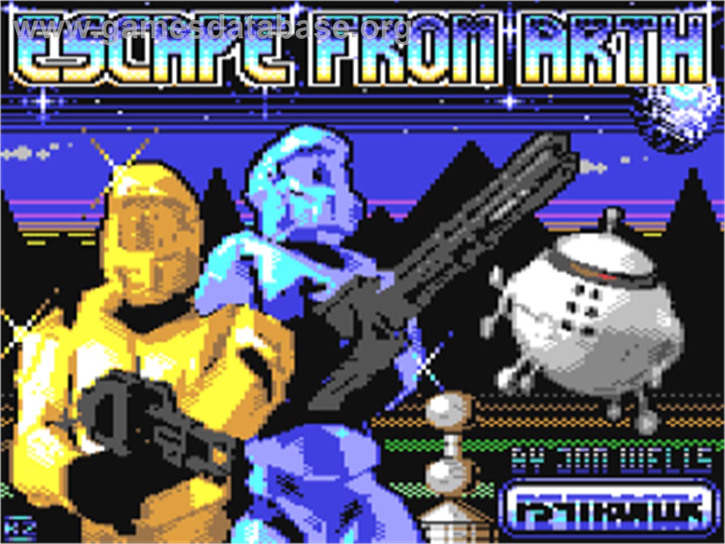 Escape From Arth - Commodore 64 - Artwork - Title Screen