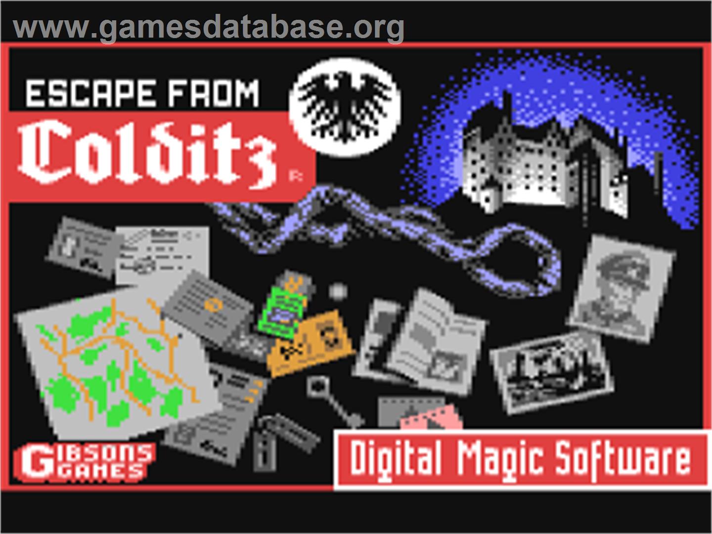 Escape From Colditz - Commodore 64 - Artwork - Title Screen