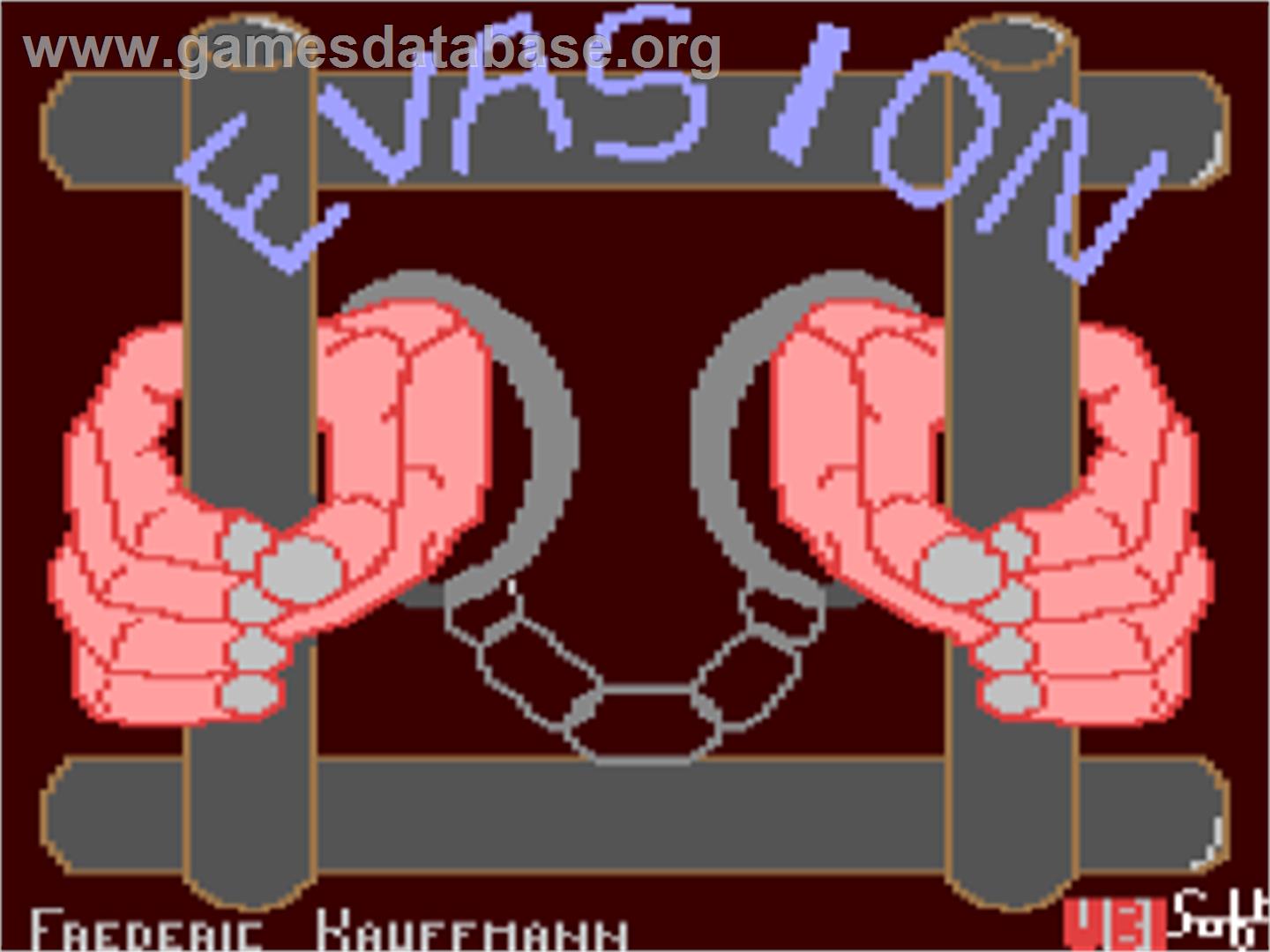 Evasion - Commodore 64 - Artwork - Title Screen