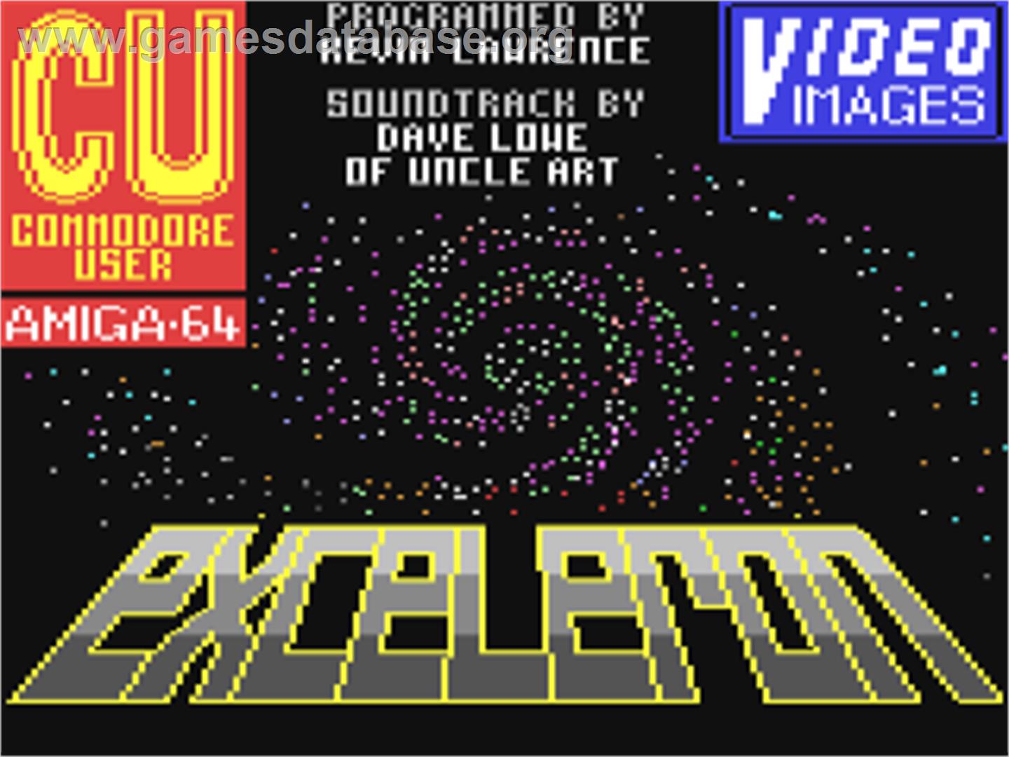Exceleron - Commodore 64 - Artwork - Title Screen