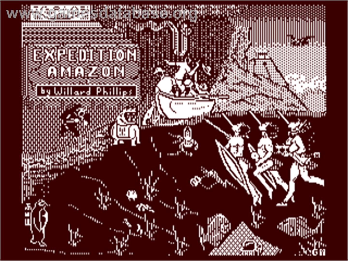 Expedition Amazon - Commodore 64 - Artwork - Title Screen