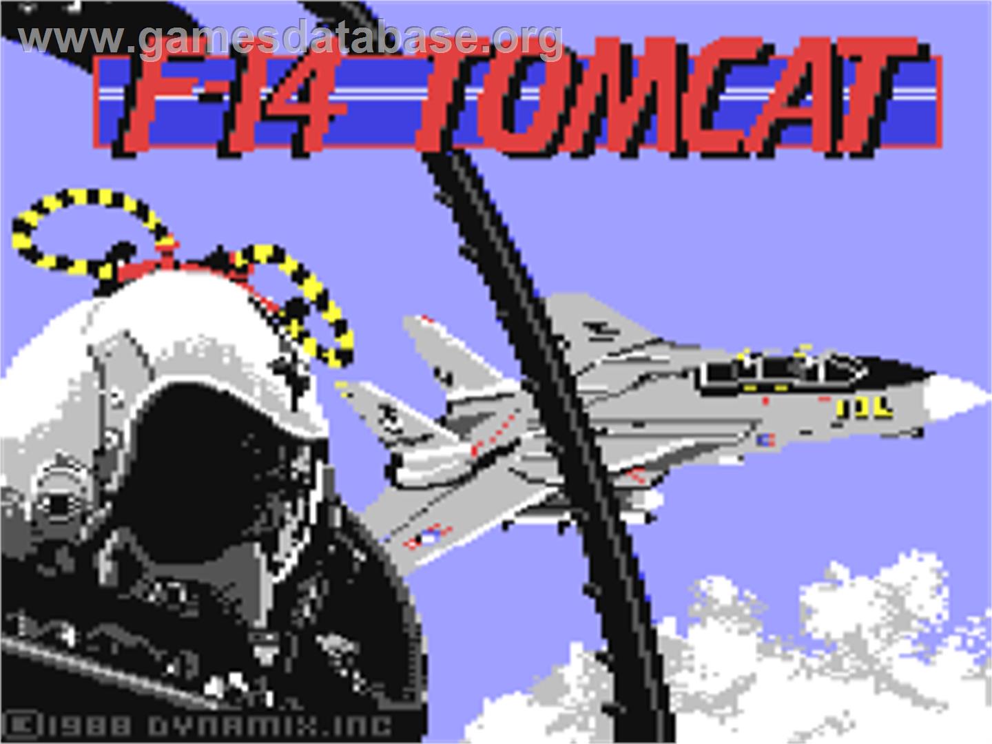 F-14 Tomcat - Commodore 64 - Artwork - Title Screen