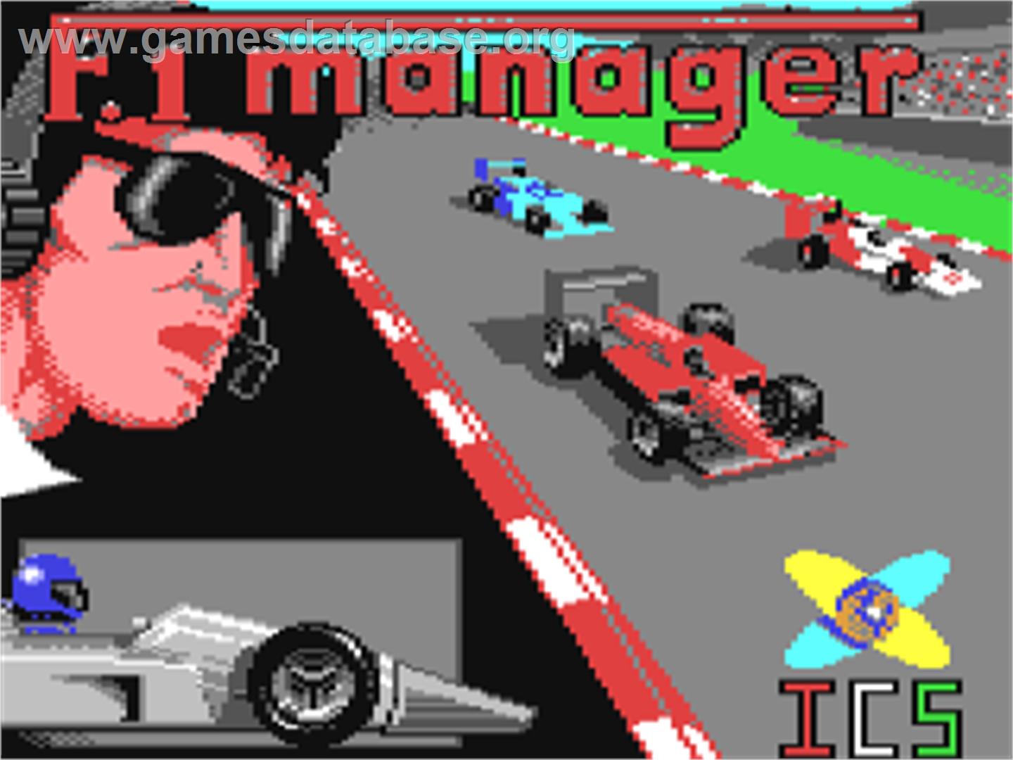 F.1 Manager - Commodore 64 - Artwork - Title Screen