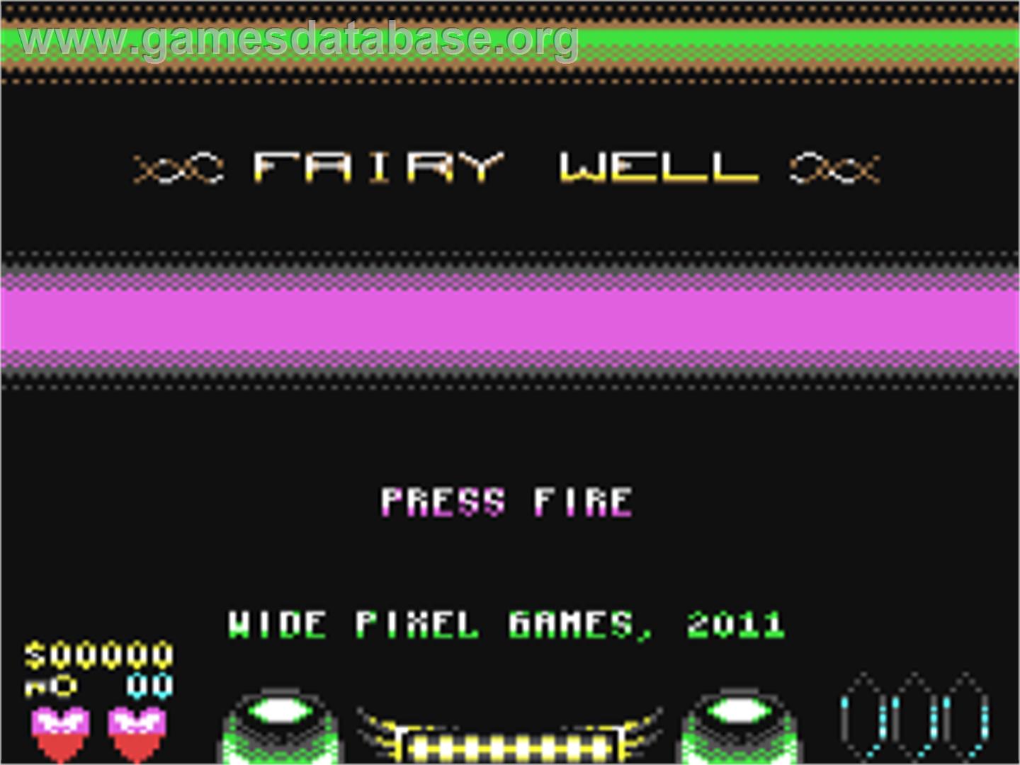 Fairy Well - Commodore 64 - Artwork - Title Screen