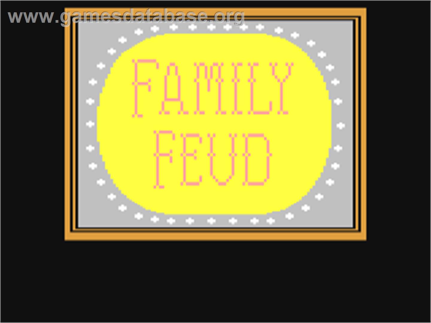 Family Feud - Commodore 64 - Artwork - Title Screen