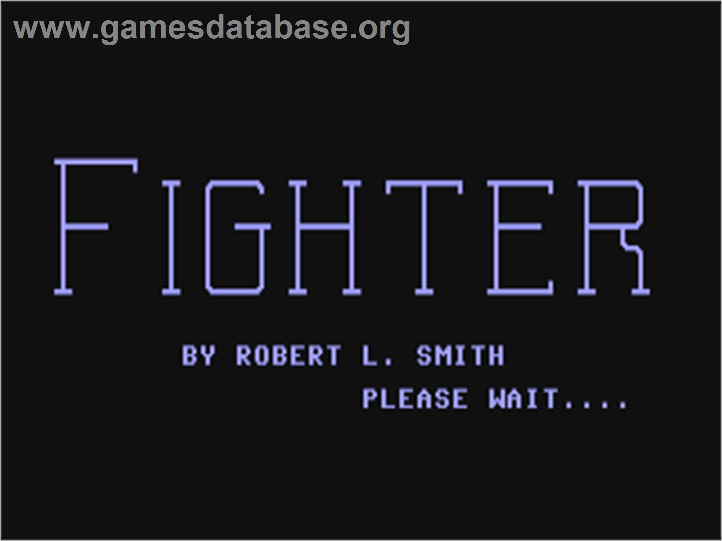 Fighter - Commodore 64 - Artwork - Title Screen