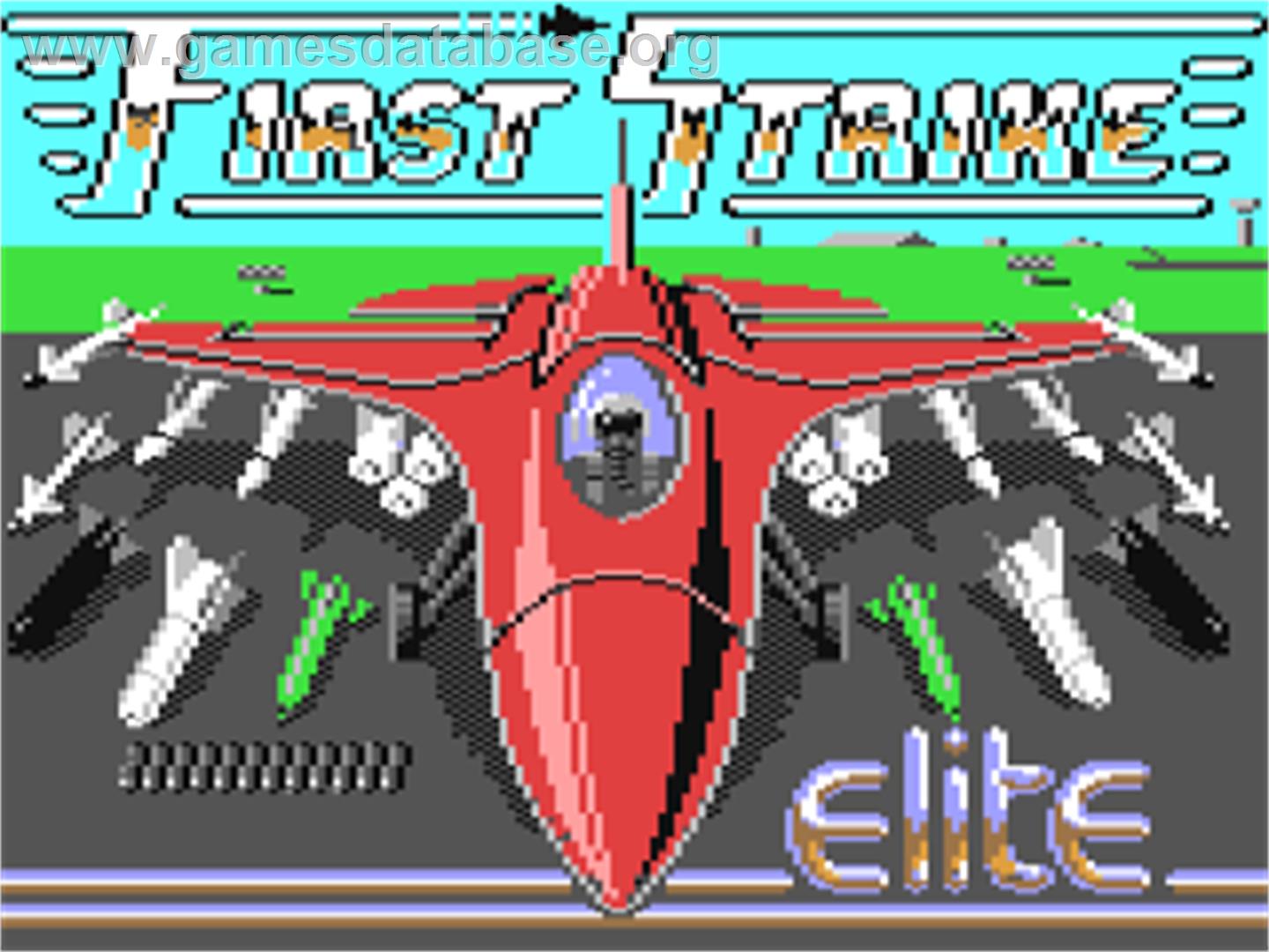 First Strike - Commodore 64 - Artwork - Title Screen