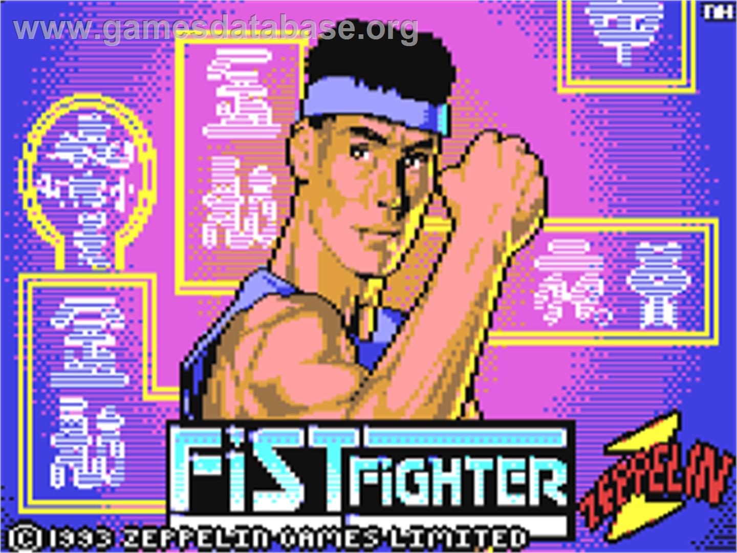 Fist Fighter - Commodore 64 - Artwork - Title Screen