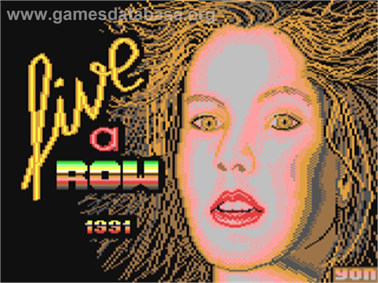 Five A Row - Commodore 64 - Artwork - Title Screen