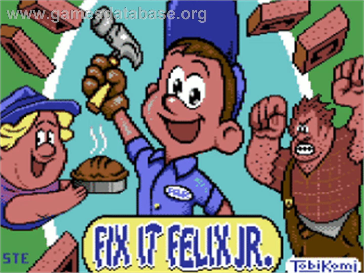 Fix-It Felix Jr. - Commodore 64 - Artwork - Title Screen