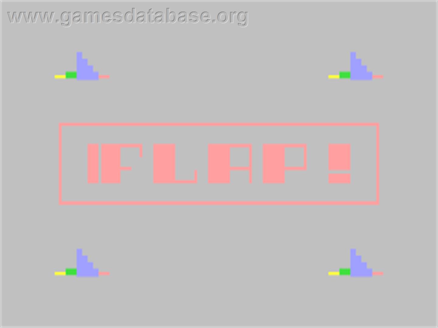 Flap! - Commodore 64 - Artwork - Title Screen