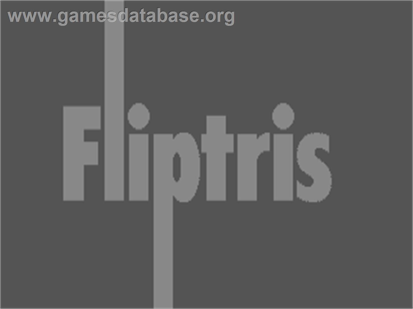 Fliptris - Commodore 64 - Artwork - Title Screen
