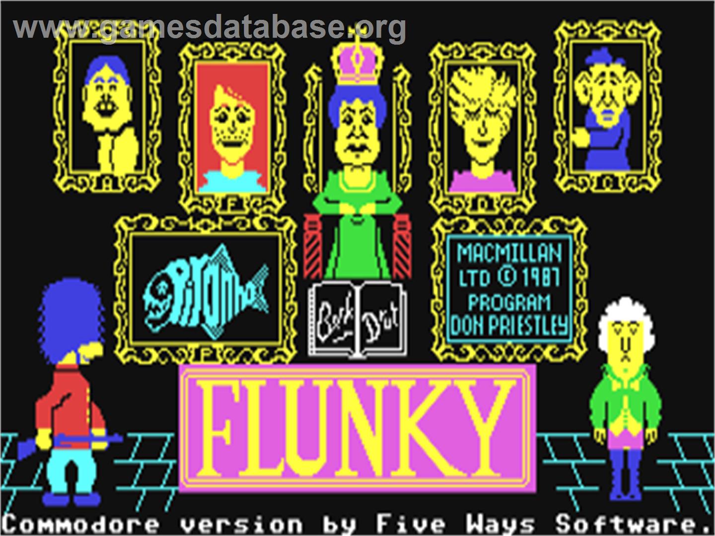 Flunky - Commodore 64 - Artwork - Title Screen