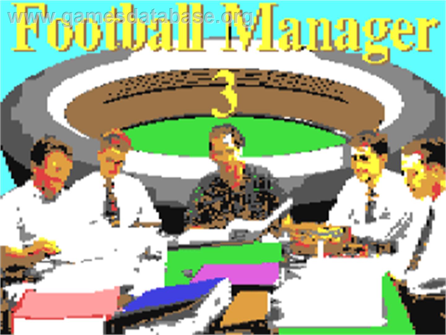 Football Manager 3 - Commodore 64 - Artwork - Title Screen