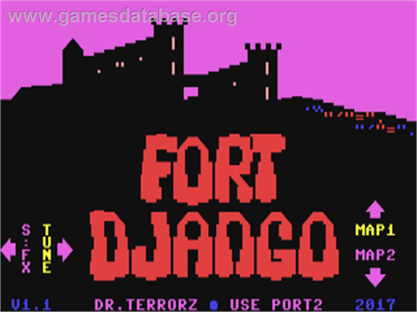 Fort Django - Commodore 64 - Artwork - Title Screen