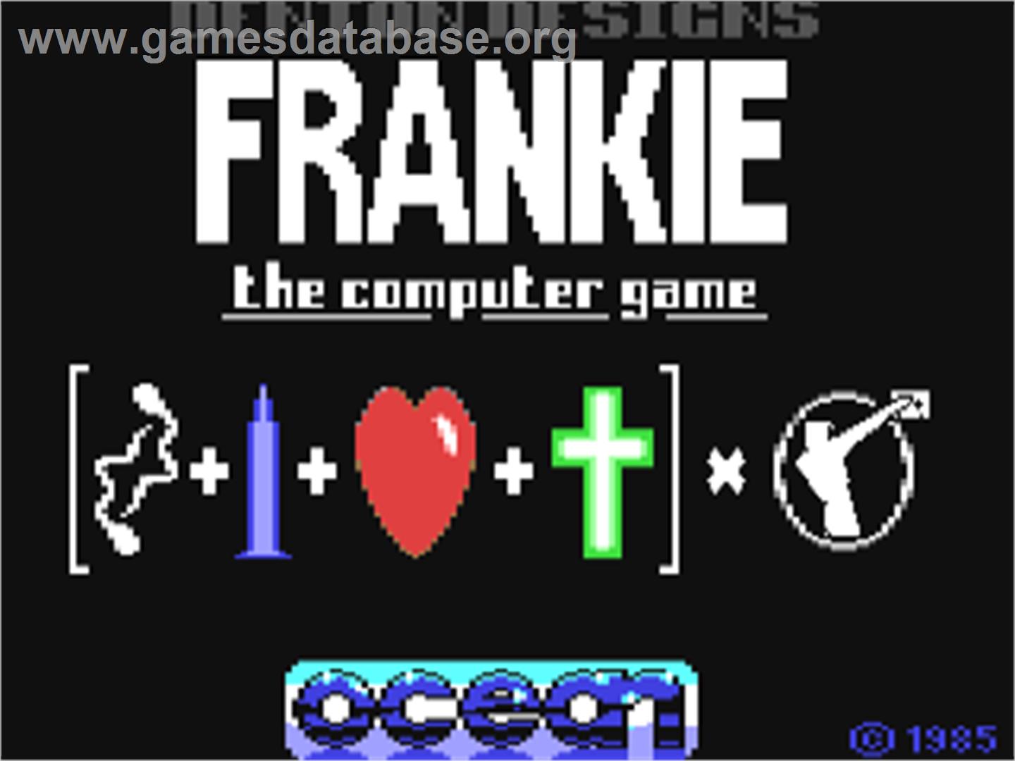 Frankie Goes to Hollywood - Commodore 64 - Artwork - Title Screen