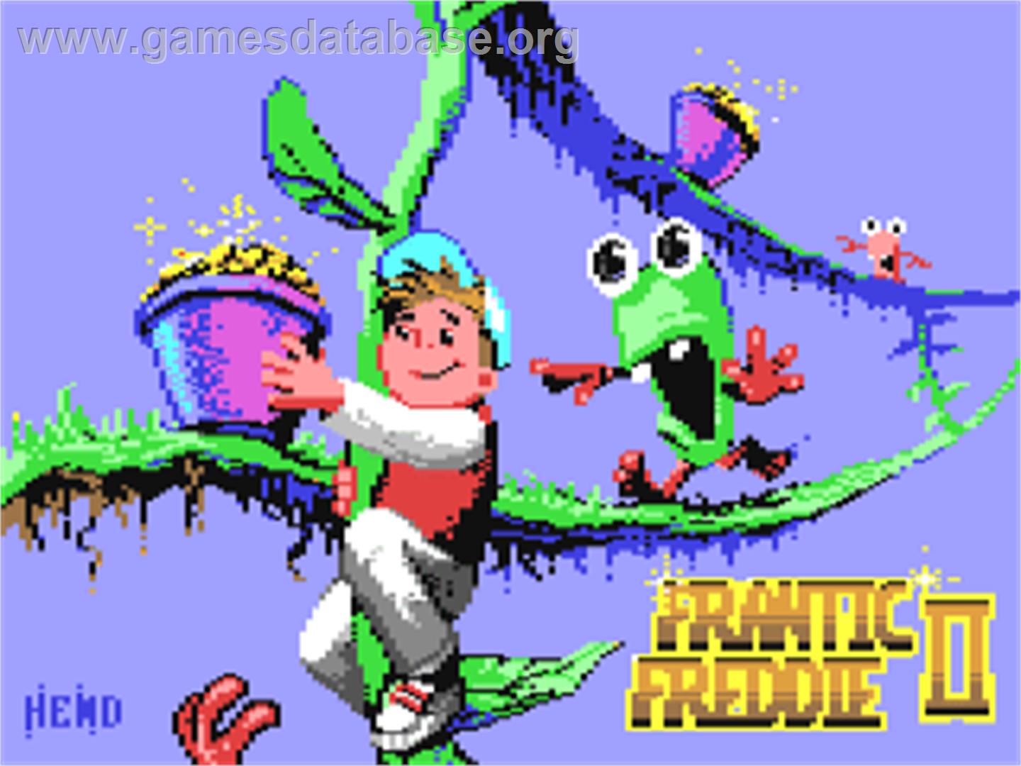Frantic Freddie 2 - Commodore 64 - Artwork - Title Screen