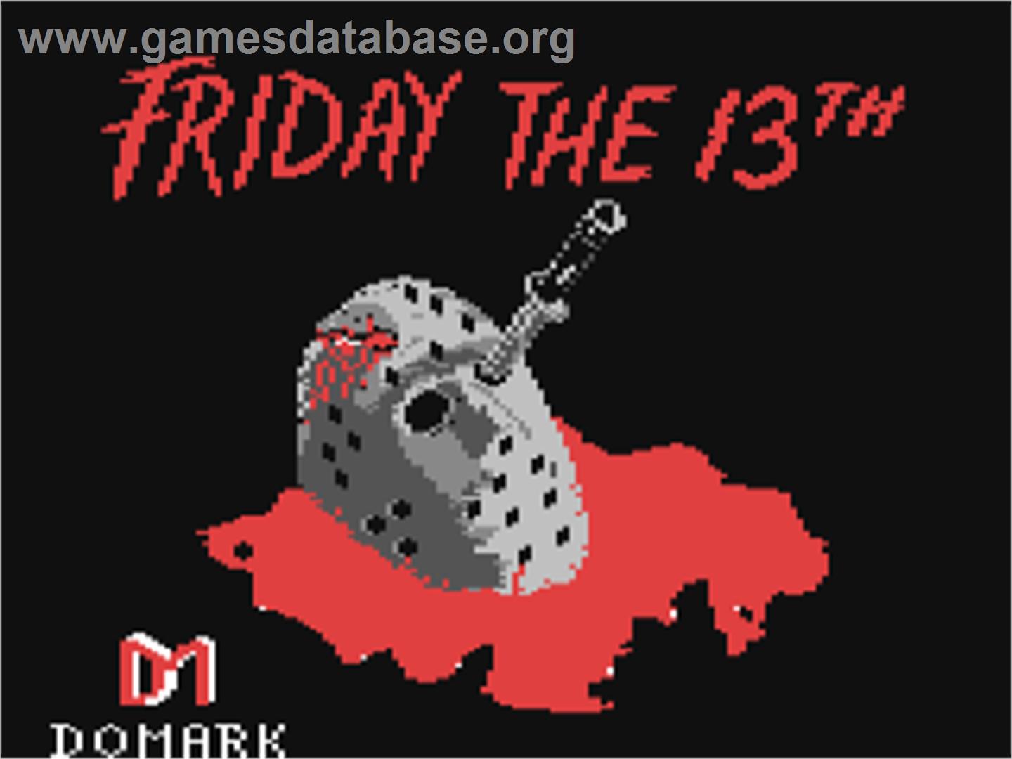 Friday the 13th - Commodore 64 - Artwork - Title Screen